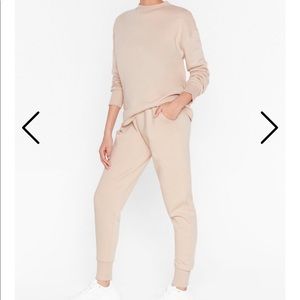 Nasty Gal Take A Breath Sweater + Joggers
